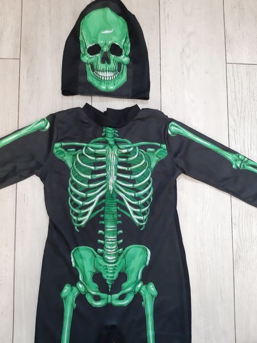 Bal karnawałowy Strój Przebranie Kostium Kościotrup _Halloween  M