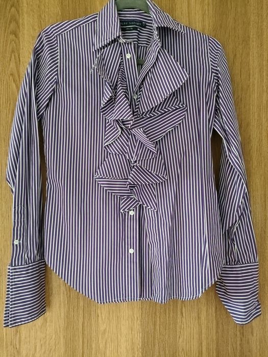 Koszula damska Ralph Lauren S z żabotem