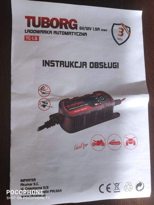 Ładowarka akumulatorowa Tubork TC-1,5