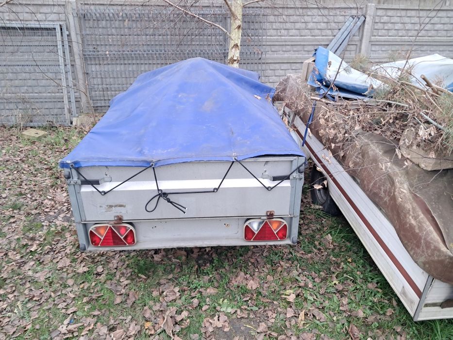Przyczepka samochodowa lekka dmc 750 kg.
