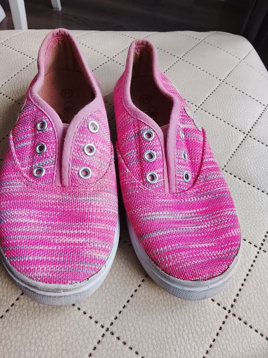 Trampki dziewczęce papcie do przedszkola 3 pary