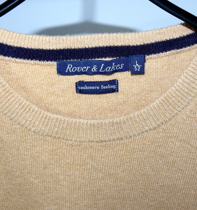 Lover & Lakes Markowy sweter z kaszmirem roz L