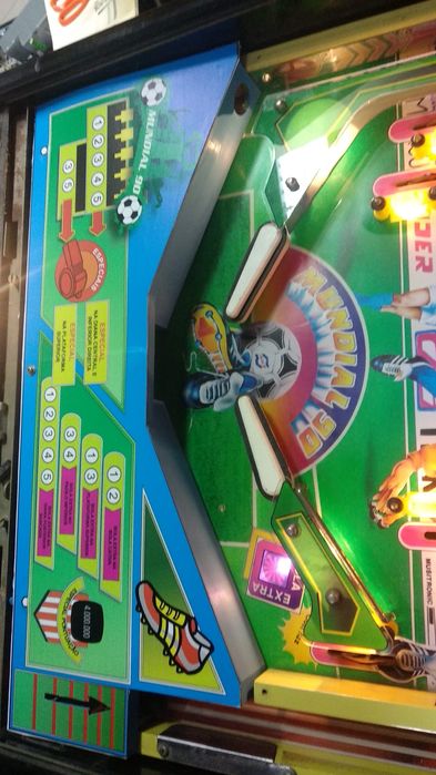Plástico para flipper Mundial 90