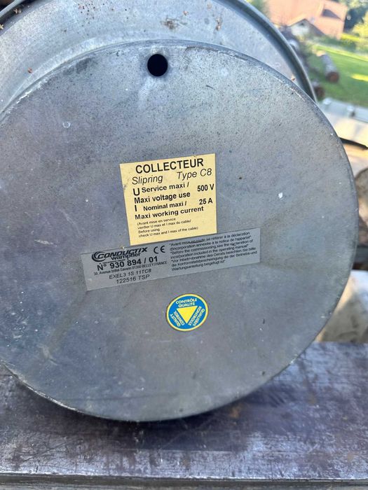 Zwijak kabla , bęben Conductix Wampfler