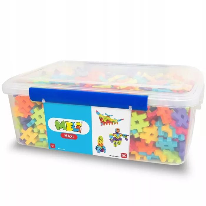 Klocki Wafle Meli Maxi Edu 800 El.. Meli