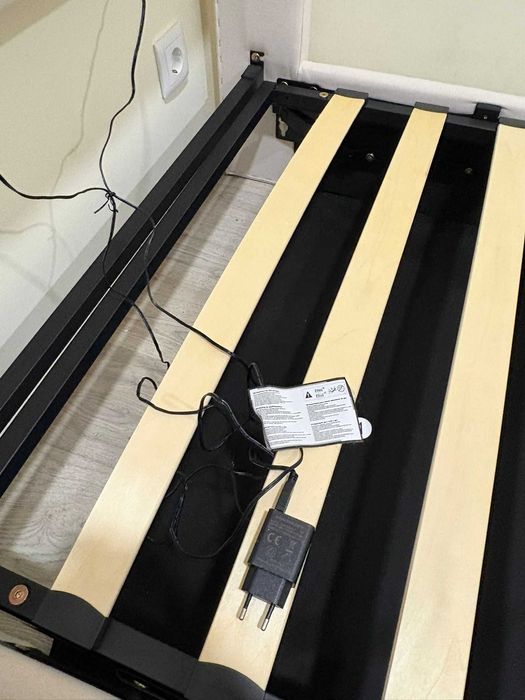 Cama de solteiro de algodão com armazenamento