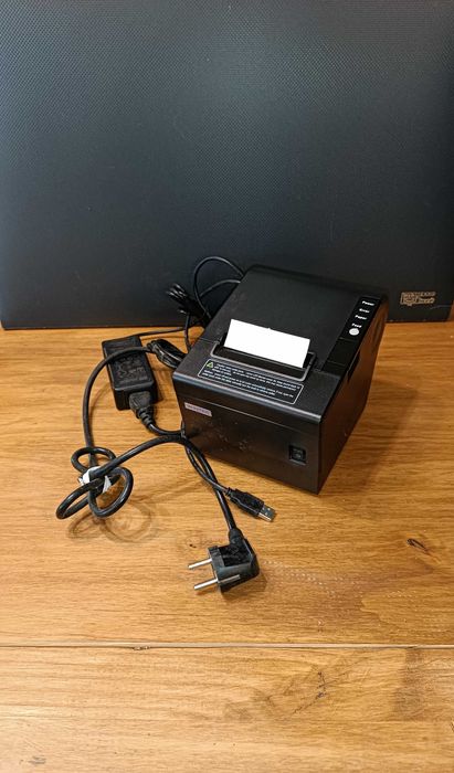 POS com gaveta de dinheiro, impressora e display de cliente