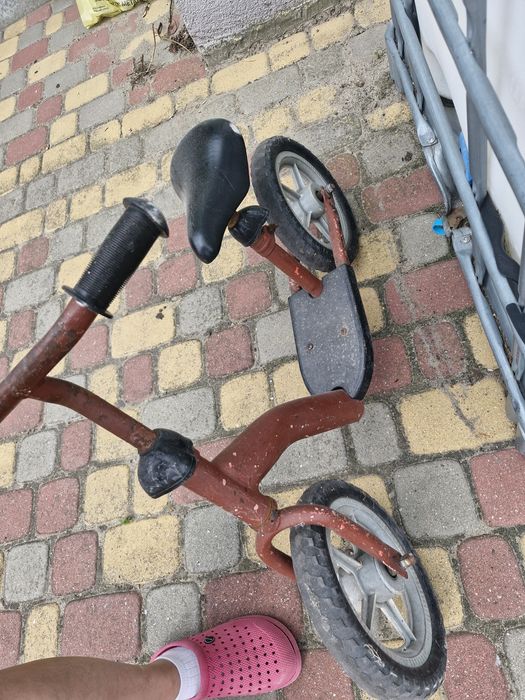 Rowerek biegowy z siedzeniem hulajnoga