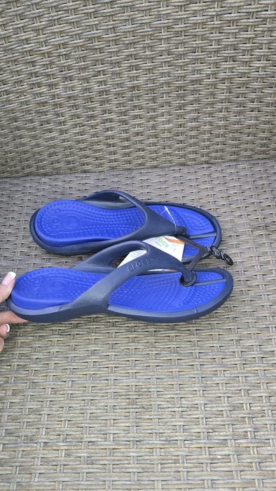 В'єтнамки чоловічі Crocs Athens Flip Cerulean 
 Синій
Розмір
#m9-42/43