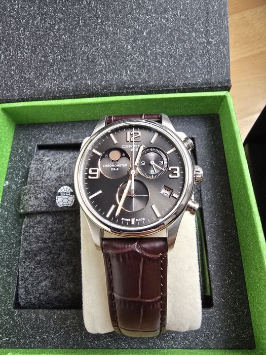 Jak nowy Zegarek Certina DS-8 chronograph moon phase