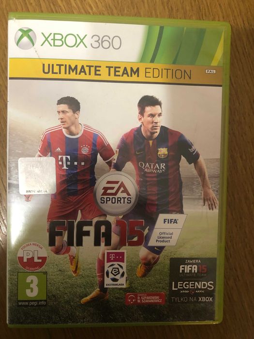 FIFA 12 FIFA 15 FIFA 16 na konsolę Xbox 360