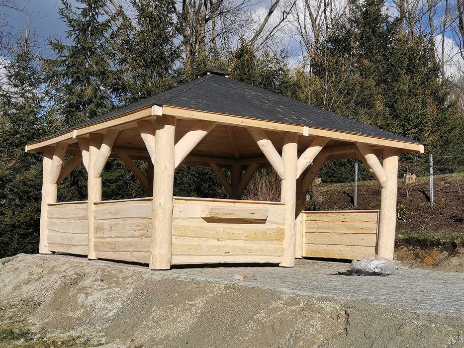 Altana altanka altanki altany z GRUBYCH OKRĄGŁYCH BALI-PRODUCENT!!!