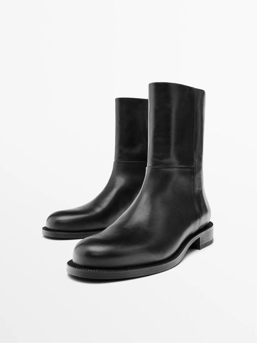 Шкіряні черевики Massimo Dutti 38