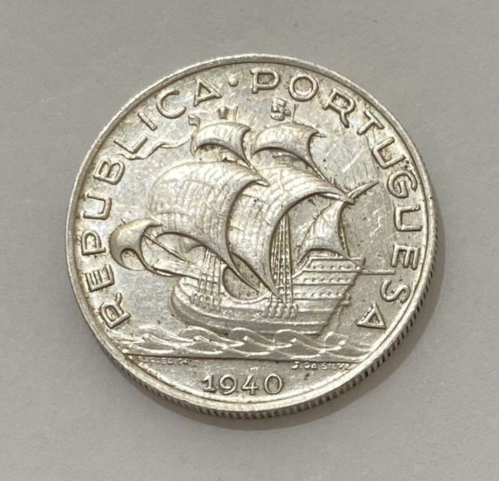 5 Escudos Coin 1940