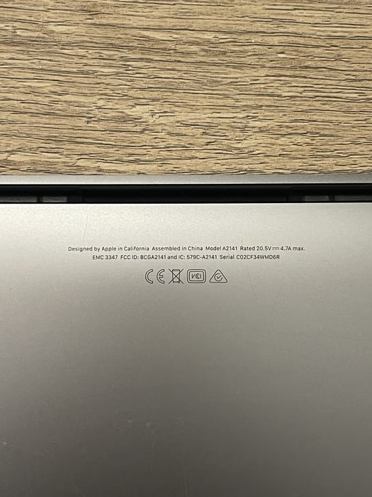 Macbook Pro 16, 32 ram, 2019