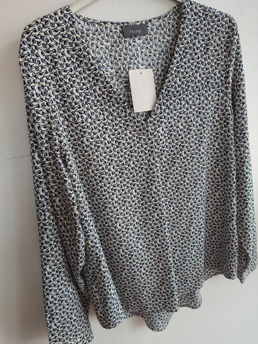 Blusa Estampada Yessica (C&A) – Tamanho 38 - Nova com Etiqueta!