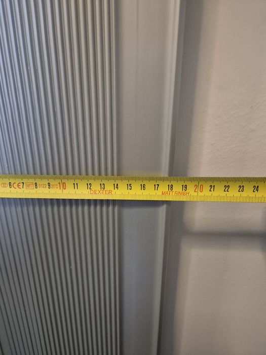 Duże lustro w klasycznej srebrnej ramie  220cm x 120cm