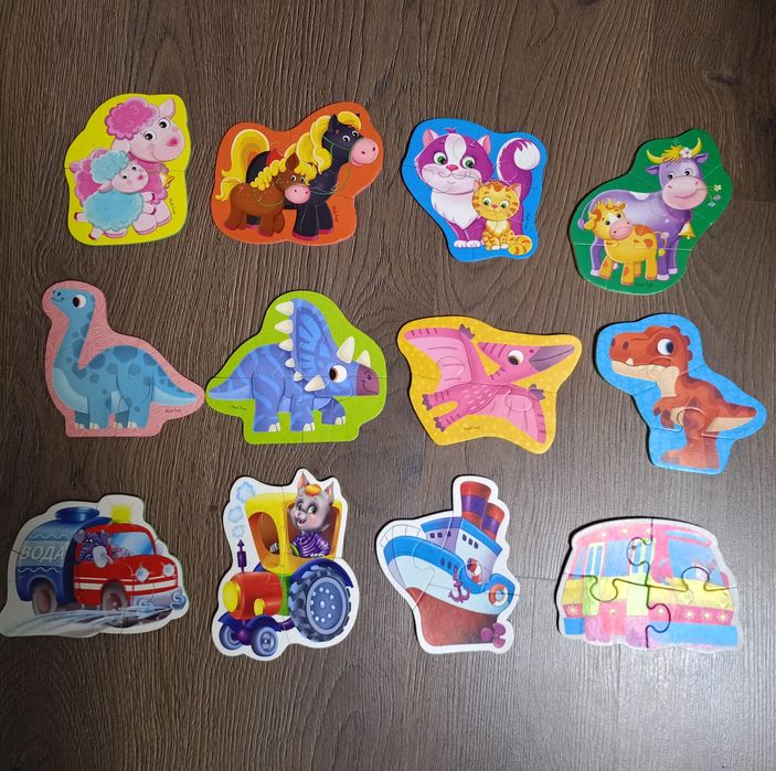 Дитячі м'які пазли для найменших.