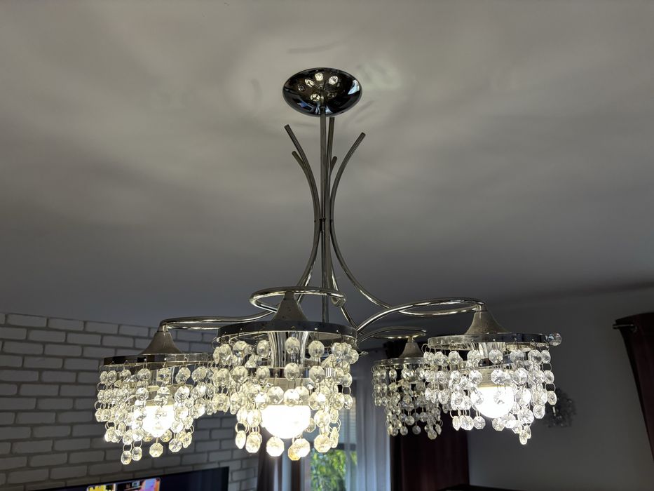 Zestaw lamp. 1x duża, 1x wąska, 2x kinkiet