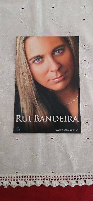 Postal Rui Bandeira, autografado