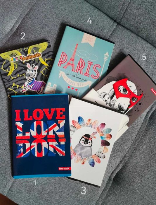 Zeszyty w linię 5 sztuk