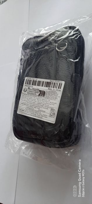 Saszetka męska ze skóry naturalnej na ramię lub do paska spodni - NOWA