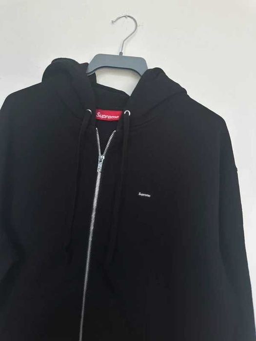 Supreme Small Box Zip Up Hooded Sweatshirt FW24 Black M