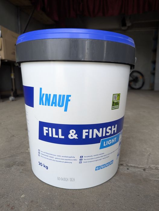 Шпаклівка KNAUF Fill & Finish Light віниіло-полімерна, 20 кг