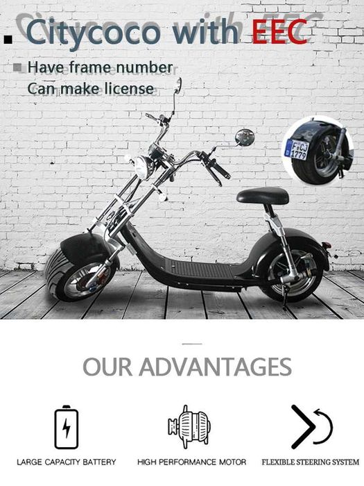 Citycoco Elétrica com matrícula (Novo)