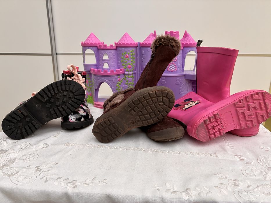 Botas galochas menina 5 anos Calcado menina 25