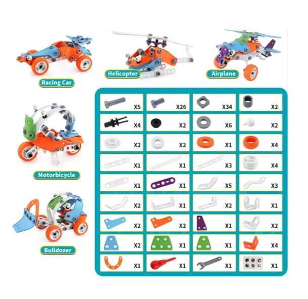 HANYE Мягкий Конструктор Build & Play 5 в 1