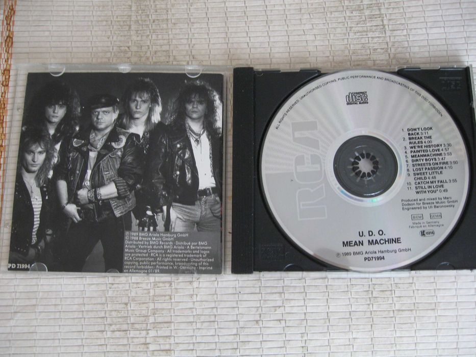 UDO / mean machine / 1989 (2 cd фирма): 350 грн. - CD / DVD / Платівки ...