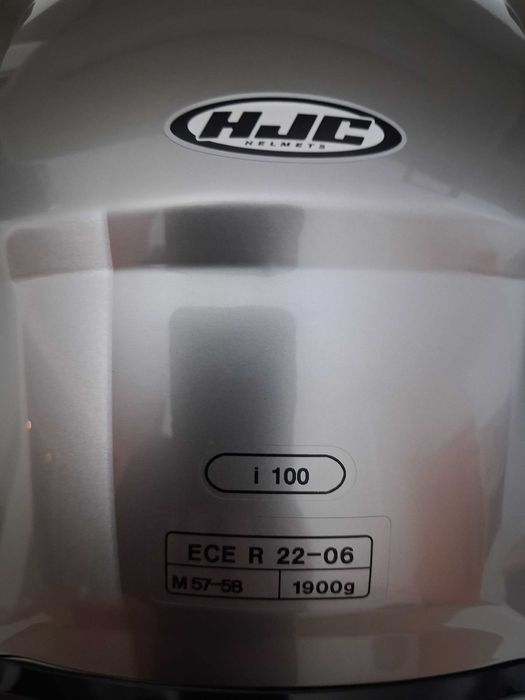 Capacete modular HJC i100 prata