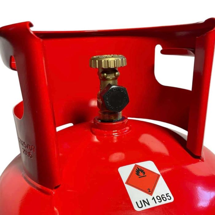 Металевий газовий балон Safegas 27.2л (вентиль із запобіжним клапаном)