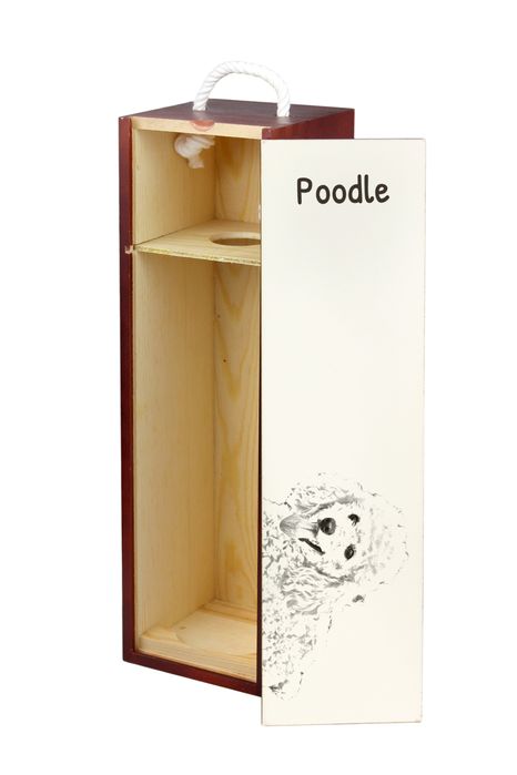 Pudel pudełko na wino z psem Art-Dog