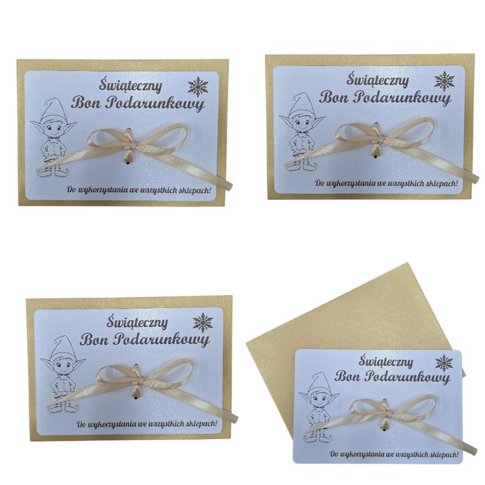 Zestaw bon na banknot 4 szt