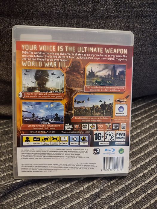 Jogo tom clancy's Endwar ps3