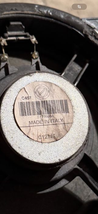 Głosniki  przód - tył do Alfa Romeo 147, 159, Fiat Idea