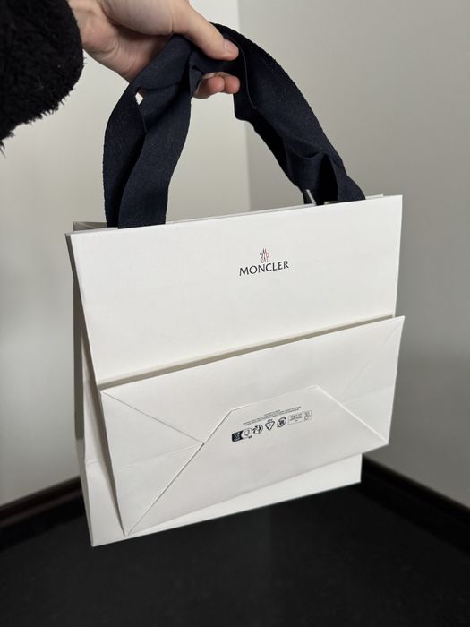 Пакет moncler монклер оригинал упаковка подарочная