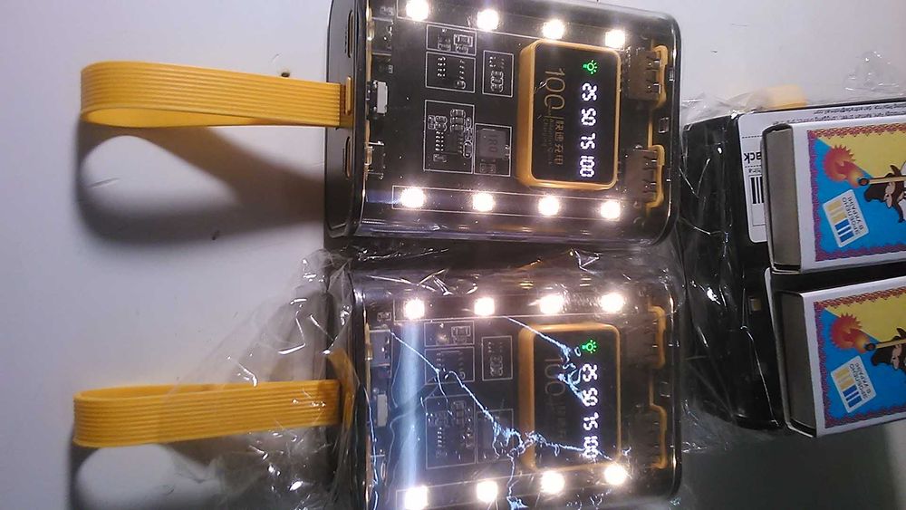 Павербанк "SKELETON" mini 10500 мАг ( 35 W ) з підсвіткою.