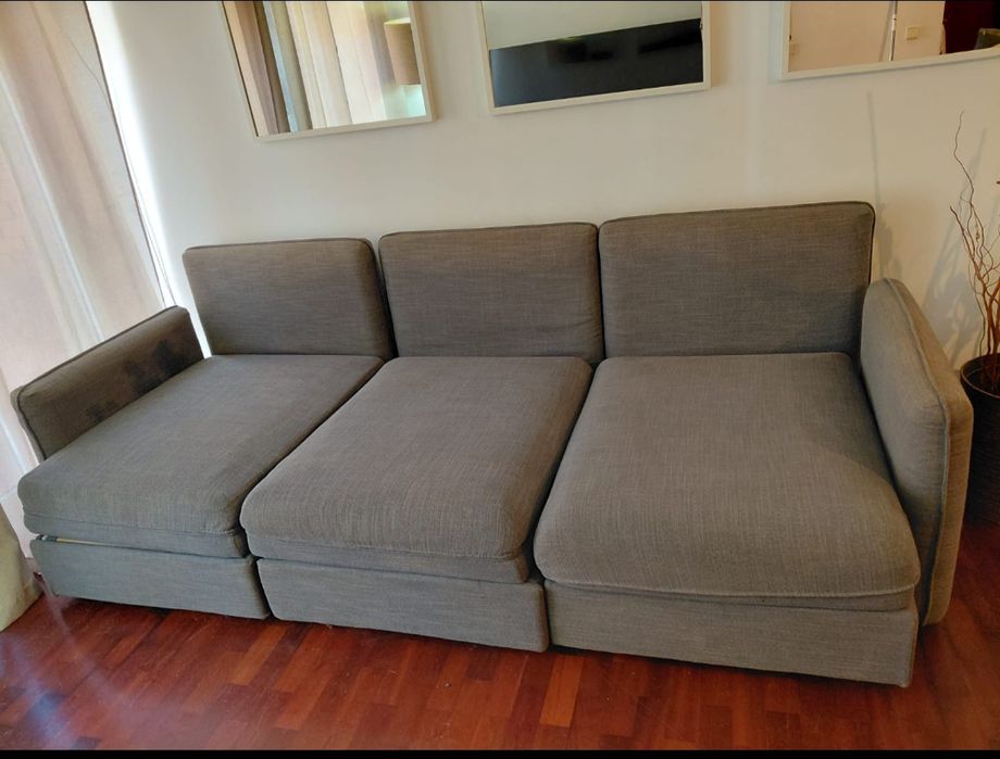Sofá de sala por módulos