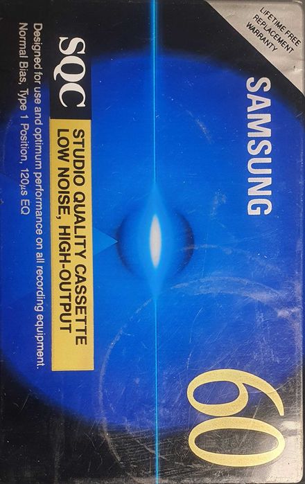 Kaseta magnetofonowa nowa Samsung 60
