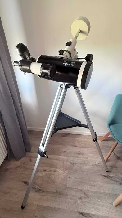Teleskop MAK 127 Sky-Watcher + montaż EQ3-2 + napęd 1-oś (stan bdb) + dodatki