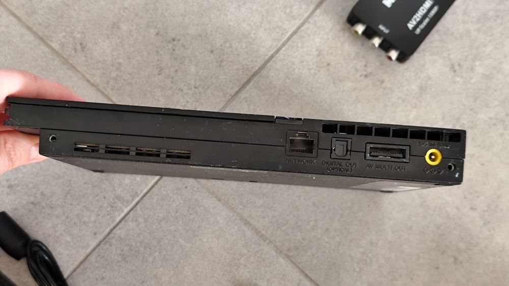 Konsola PlayStation 2 Slim SCPH-75004 PS2 Zestaw HDMI Bezprzewodowy Pad