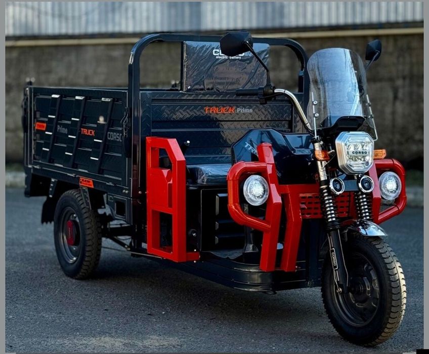 Електричний вантажний трицикл CORSO Truck Prime 2500W-72V-58Ah GraFen