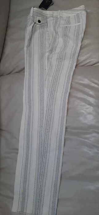 Eleganckie bawełniane spodnie Massimo Dutti r. S