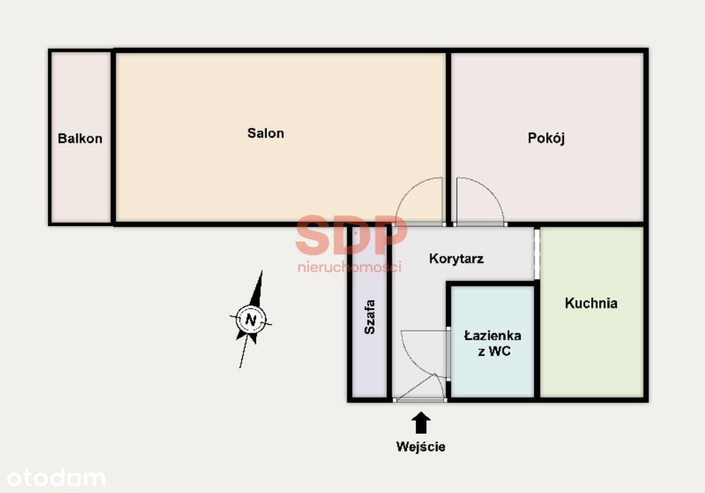 Rezerwacja | 2 pokoje | Balkon | Żubardź