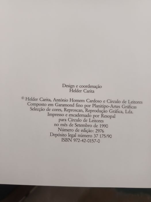 Livro Tratado da Grandeza dos Jardins de Portugal