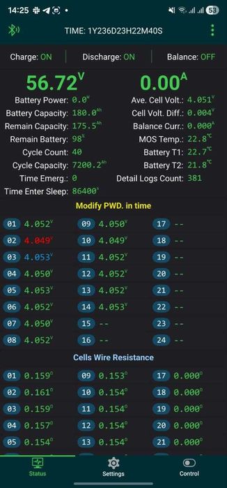 Акумулятор LG Chem 48V 9.3kWh 180Ah | JK BMS