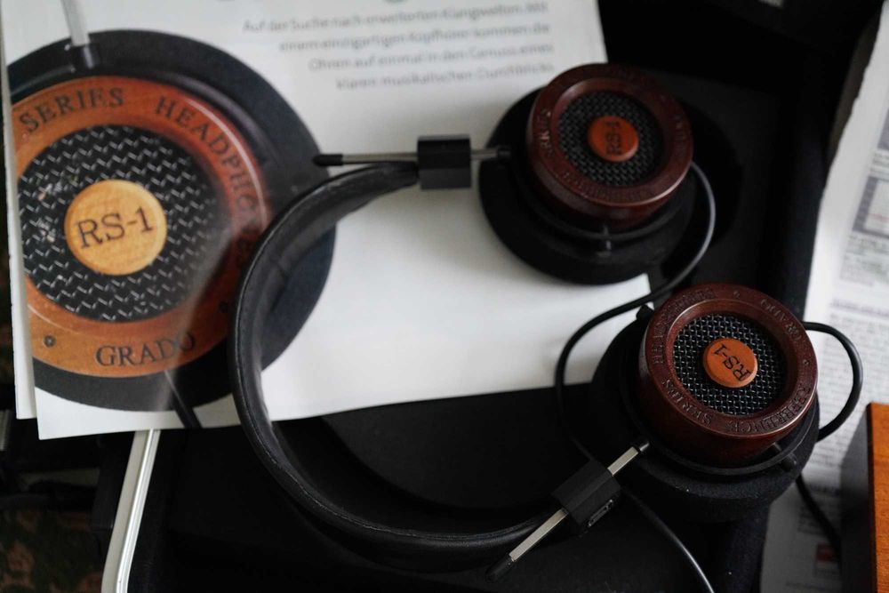 Grado RS-1  z Grado AMP RA-1   plus kabel 4m XLR Cinch  Stan Nowy